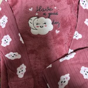 Pink Cloud Pajama Set